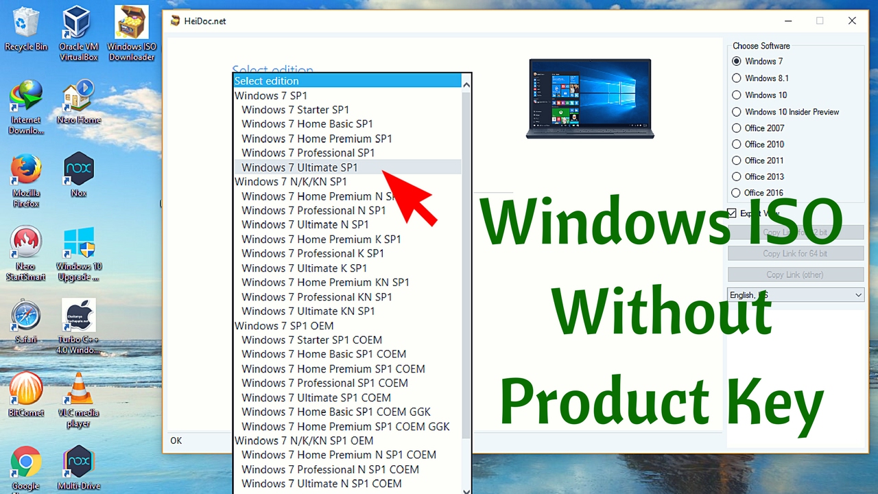 download win 7 iso